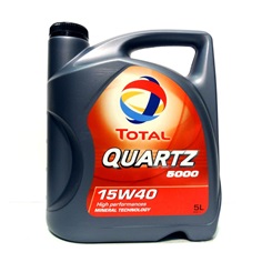 Olej Total Quartz 5000 15w 40 5L                                                                                                                                                                                                                          