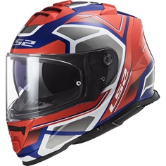 HELMA LS2 FF800 STORM FASTER RED BLUE                                                                                                                                                                                                                     