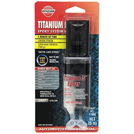 Tekutý kov "dvousložkové lepidlo" titanium 5 25ml                                                                                                                                                                                                         