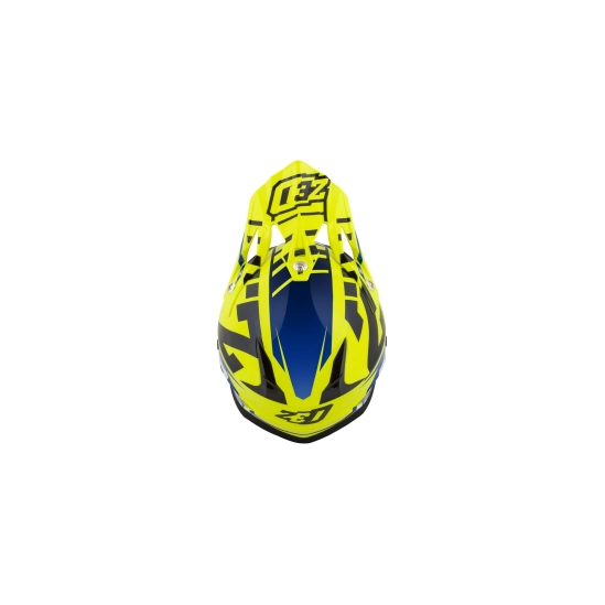 Helma dětská ZED (MODRÁ/ŽLUTÁ FLUO/ČERNÁ/BÍLÁ)