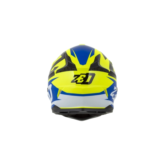 Helma dětská ZED (MODRÁ/ŽLUTÁ FLUO/ČERNÁ/BÍLÁ)